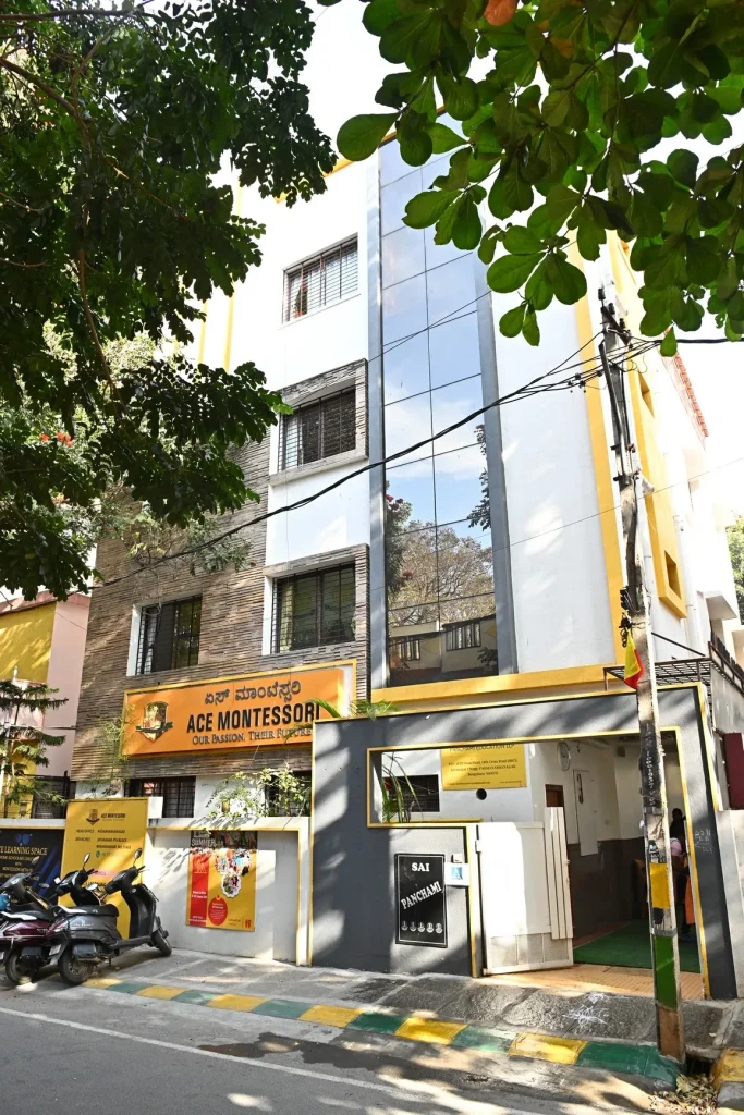 School building at ACE Montessori, Padmanabhanagar and Jayanagar, Bangalore