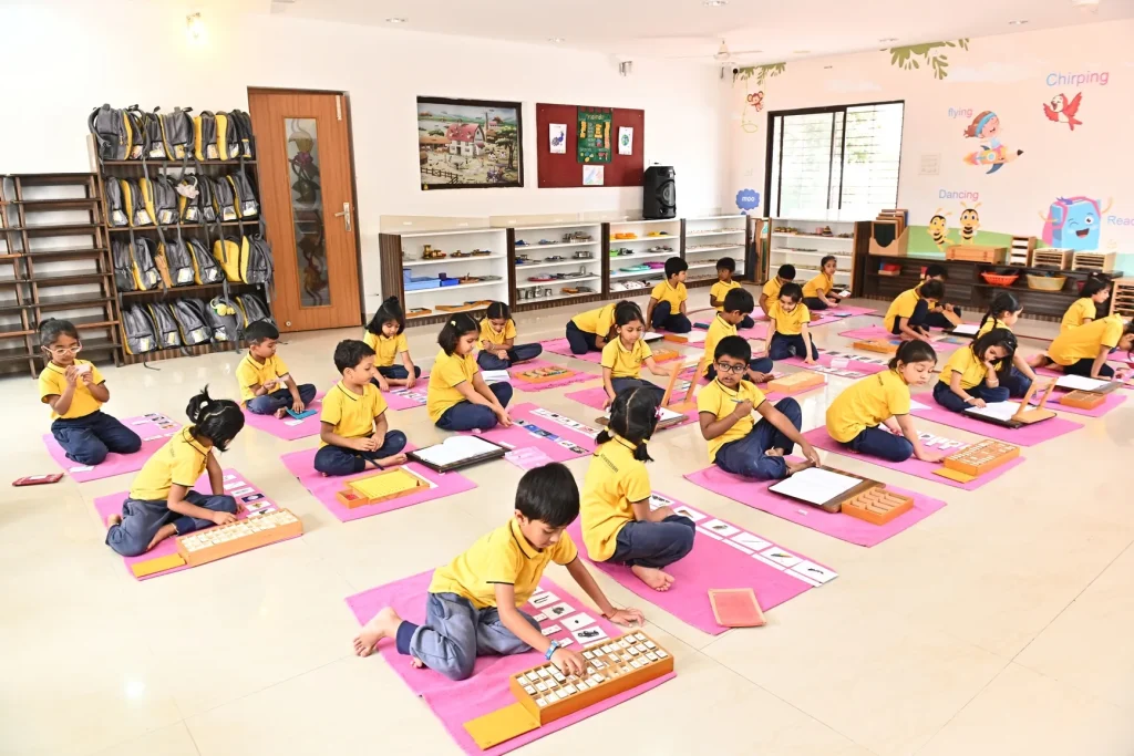 Montessori classroom at ACE Montessori, Padmanabhanagar and Jayanagar, Bangalore
